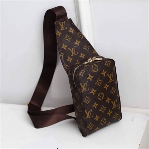 louis vuitton brown sling bag|Louis Vuitton m55361 bag.